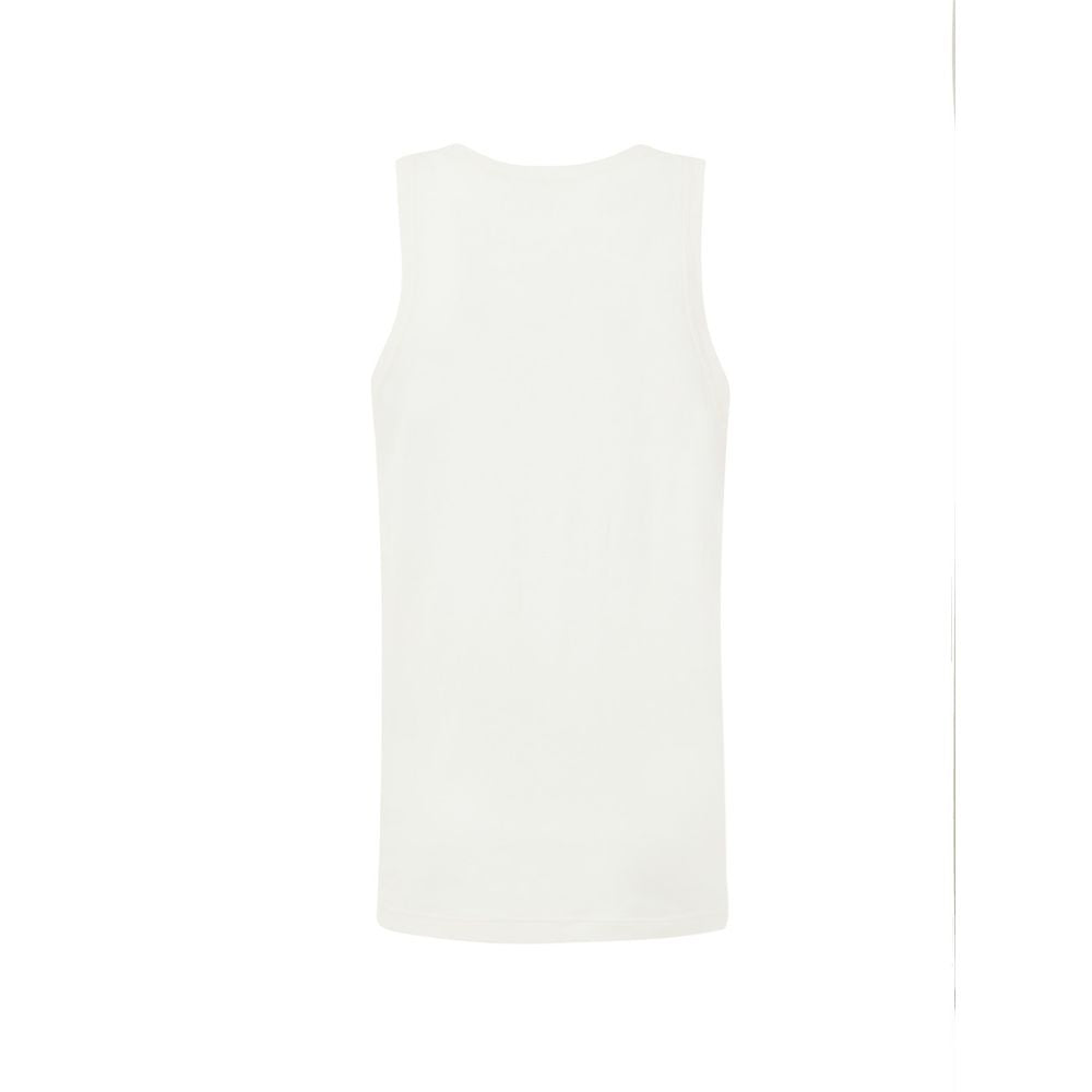 Jil Sander White Cotton Sleveless Men's Jacket