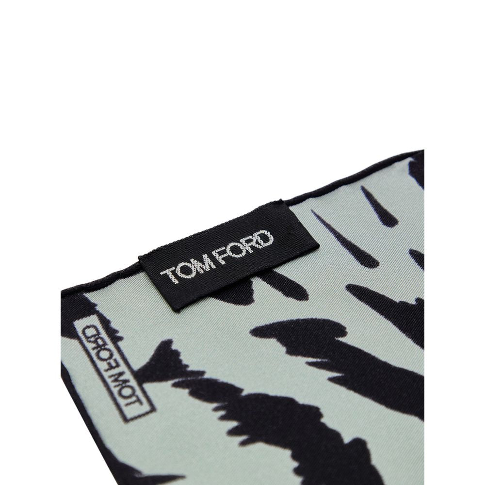 Tom Ford Gray Silk Pocket Men's Square