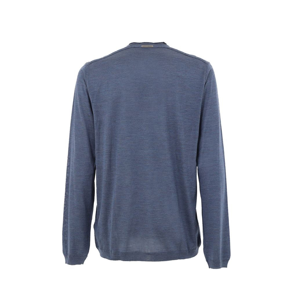 Dolce & Gabbana Blue Silk Men's Sweatshirt