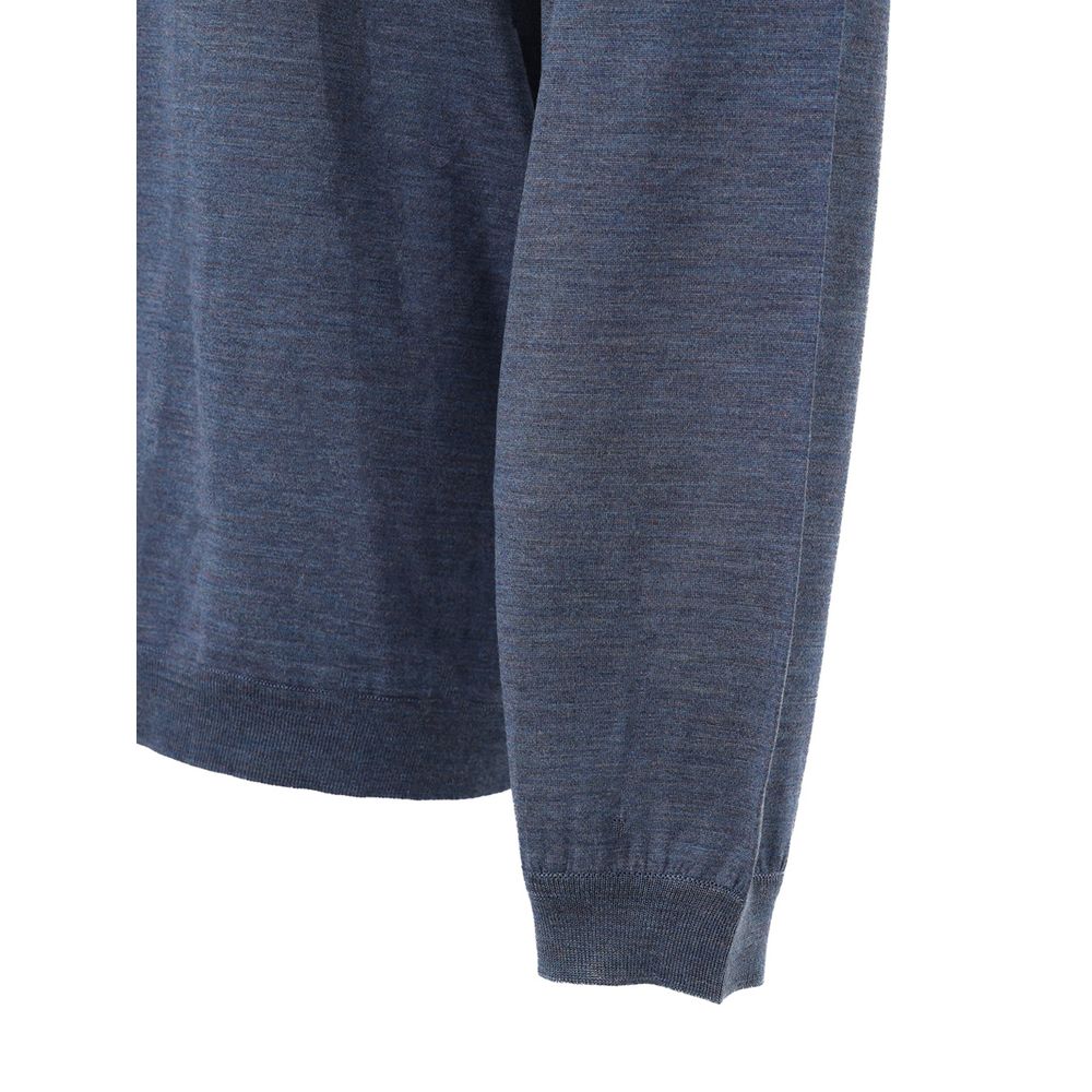 Dolce & Gabbana Blue Silk Men's Sweatshirt