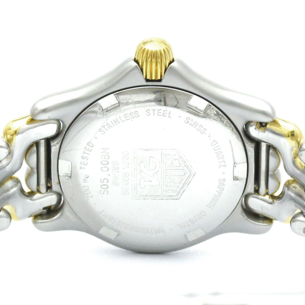 Tag Heuer Sel Professional 200M Quartz Stainless Steel And Gold Plated Watch (Pre-Owned)