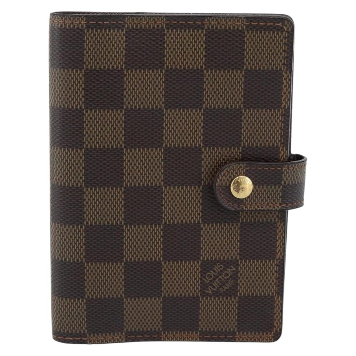 Louis Vuitton Ring Agenda Cover Damier Brown Canvas Briefcase Bag (Pre-Owned)