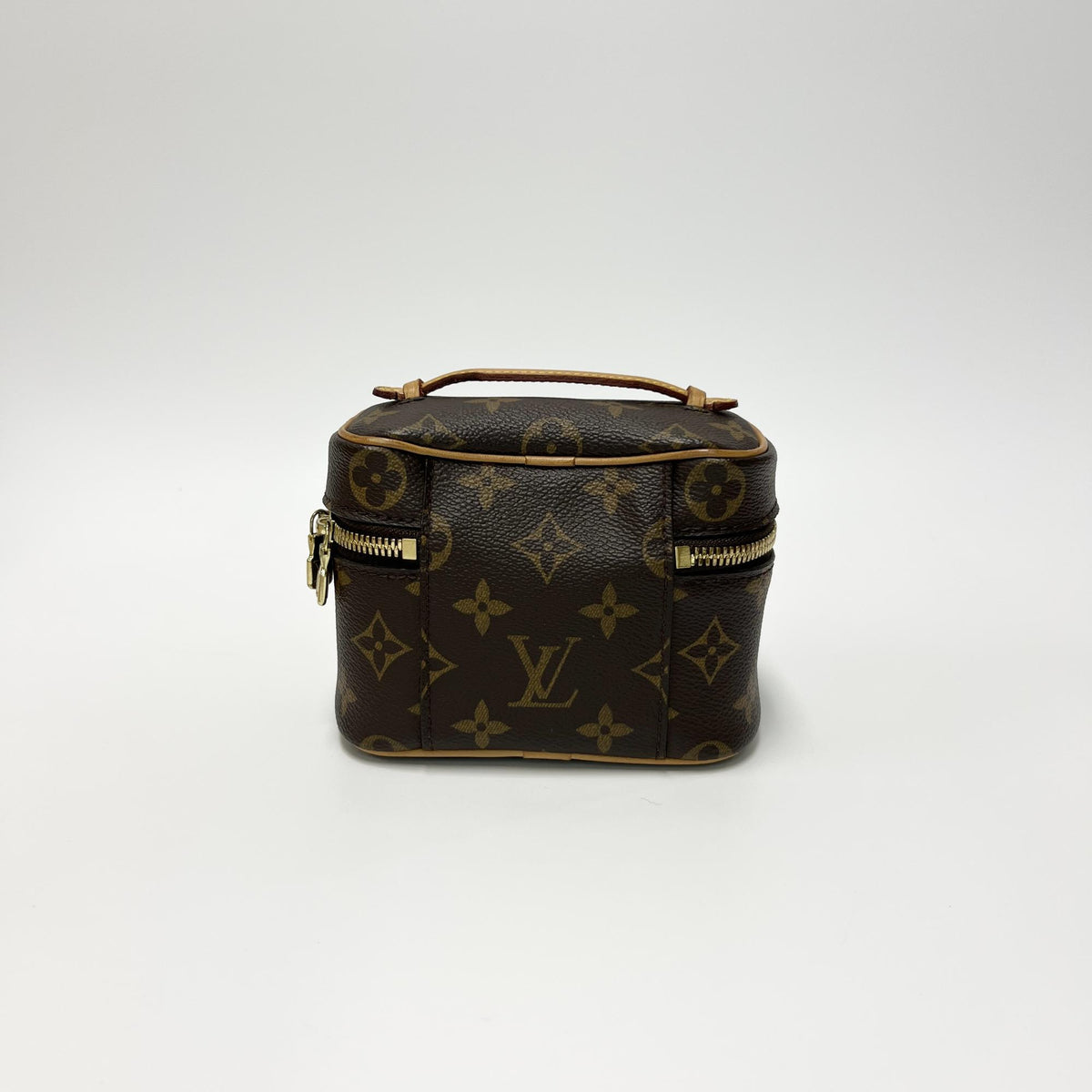 Louis Vuitton Nice Vanity Case Monogram Canvas Brown Canvas Handbag (Pre-Owned)