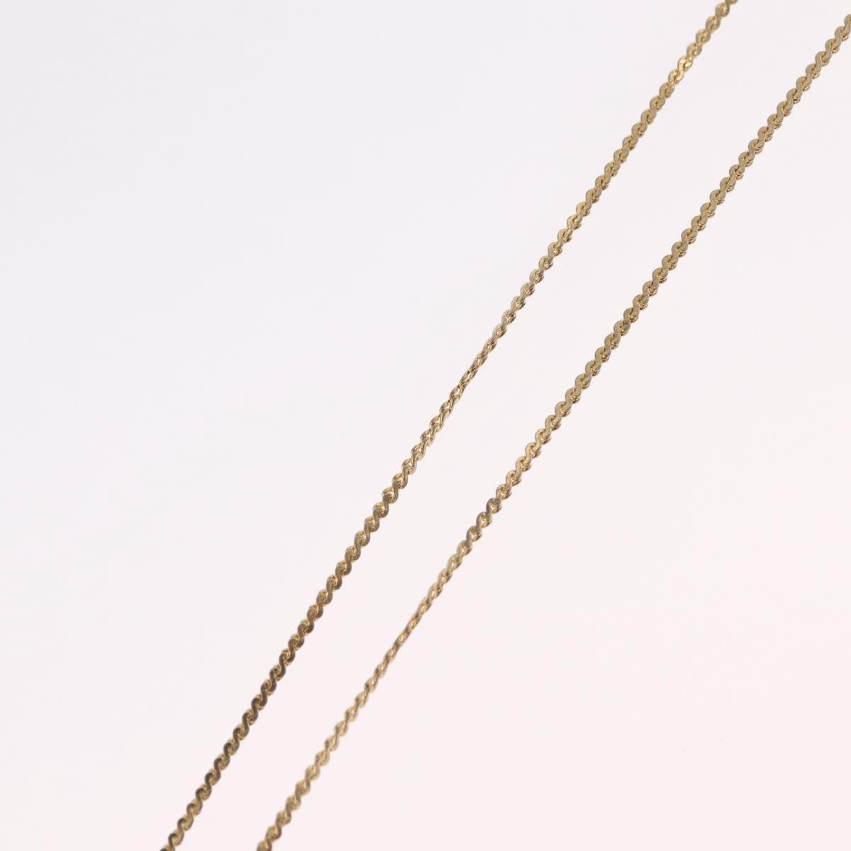 Christian Dior Cd Pendant Metal Gold Metal Necklace Jewelry (Pre-Owned)