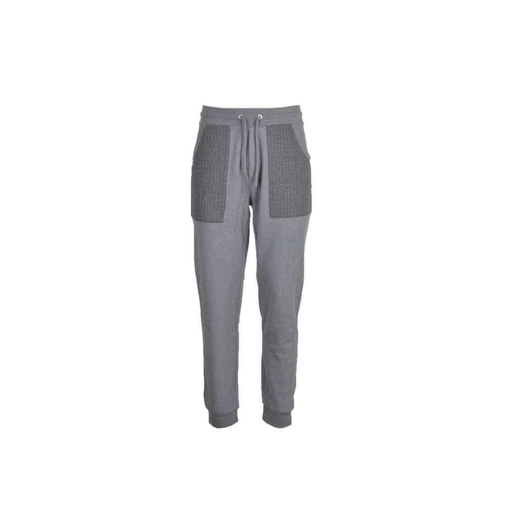 Bikkembergs Gray Cotton Joggers (Workout Men's Pants)