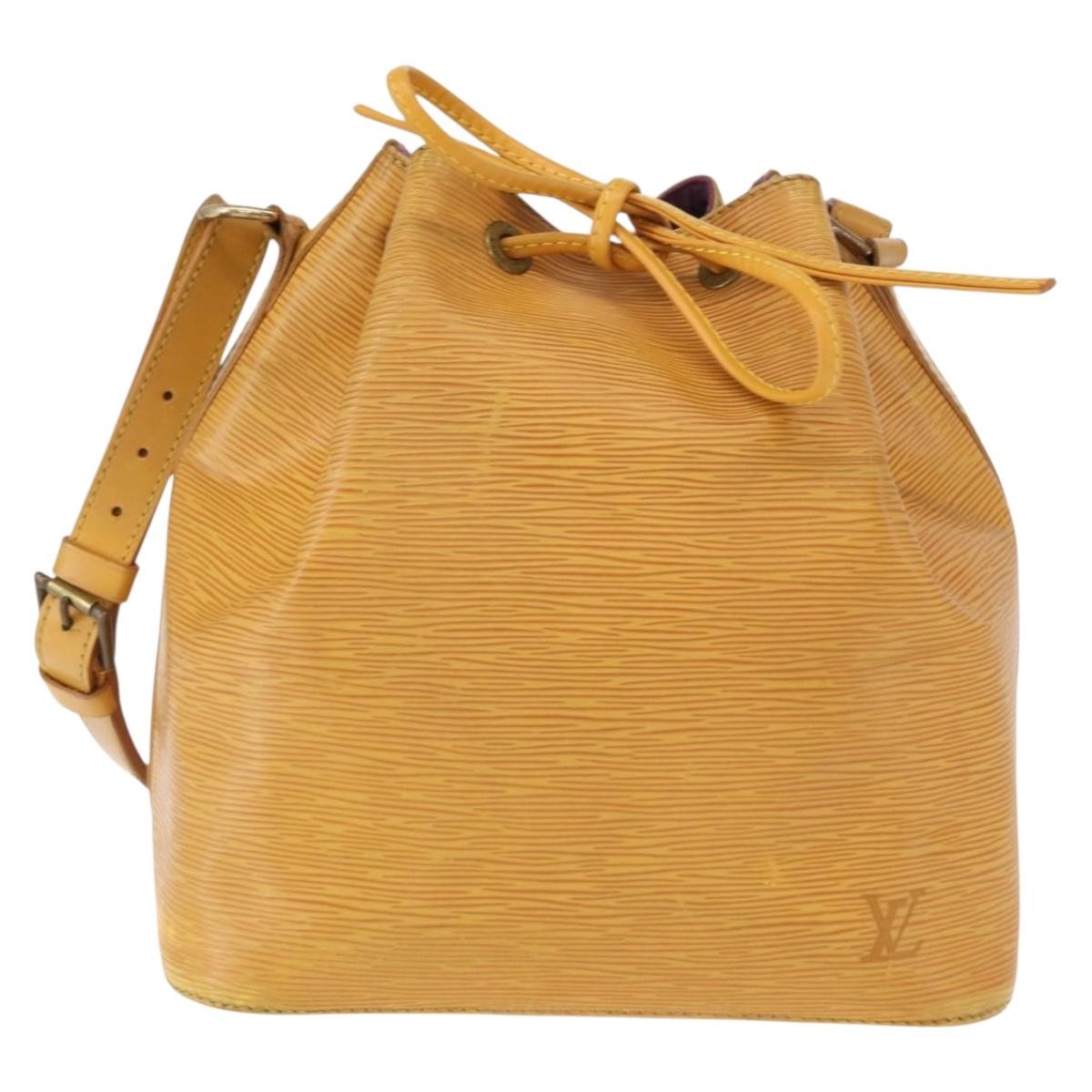 Louis Vuitton Petit Noe Epi Leather Yellow Leather Shoulder Bag Bag (Pre-Owned)