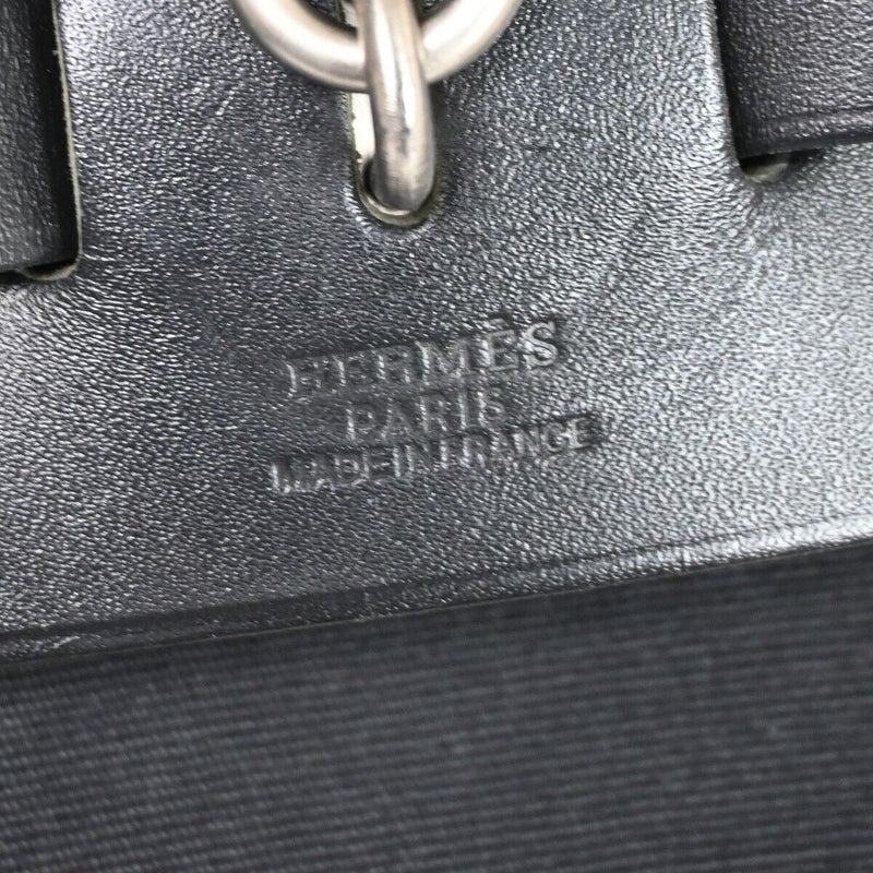 Hermès Herbag Black Canvas Backpack Bag (Pre-Owned)