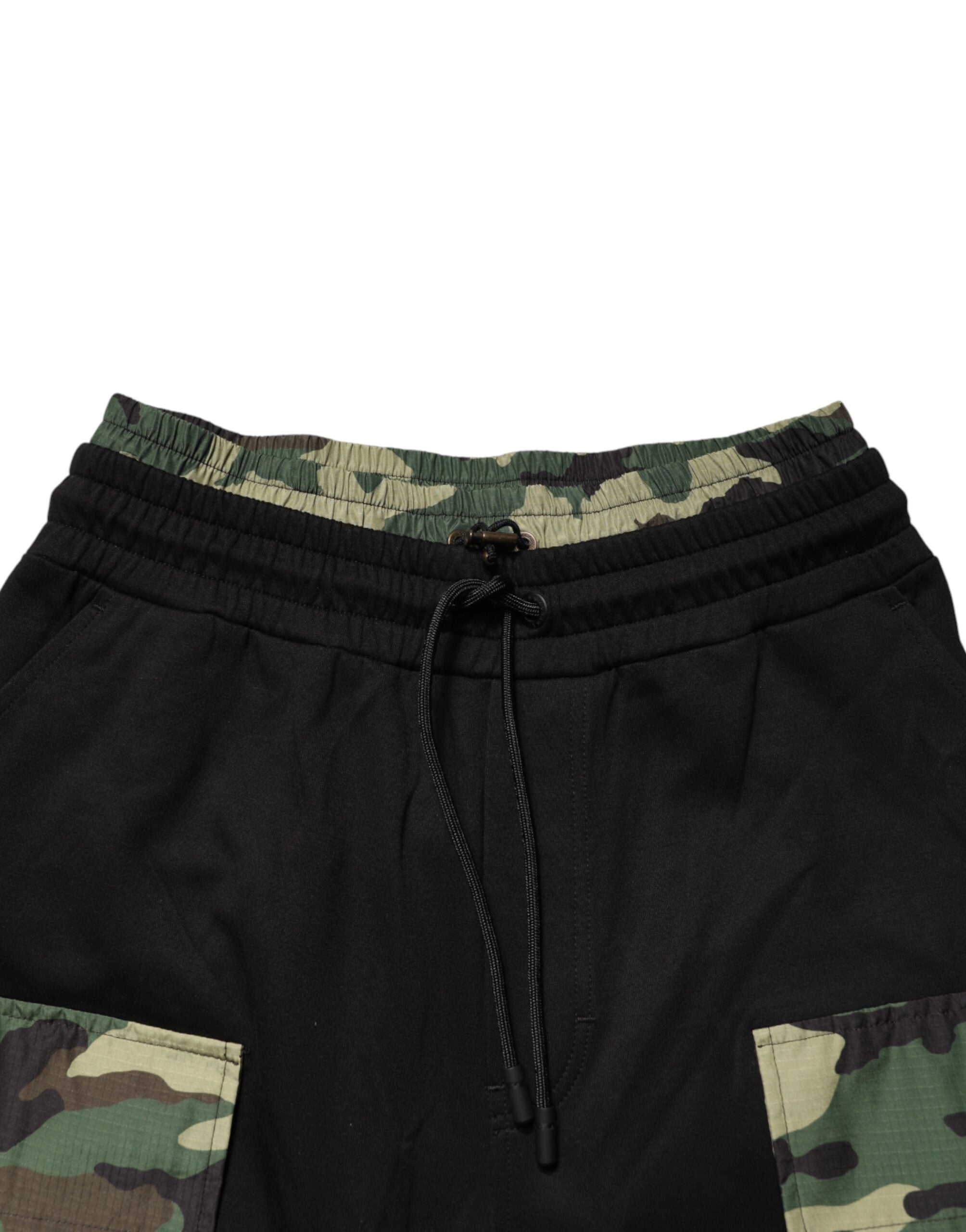 Dolce & Gabbana Multicolor Camouflage Cargo Jogger Men Men's Pants