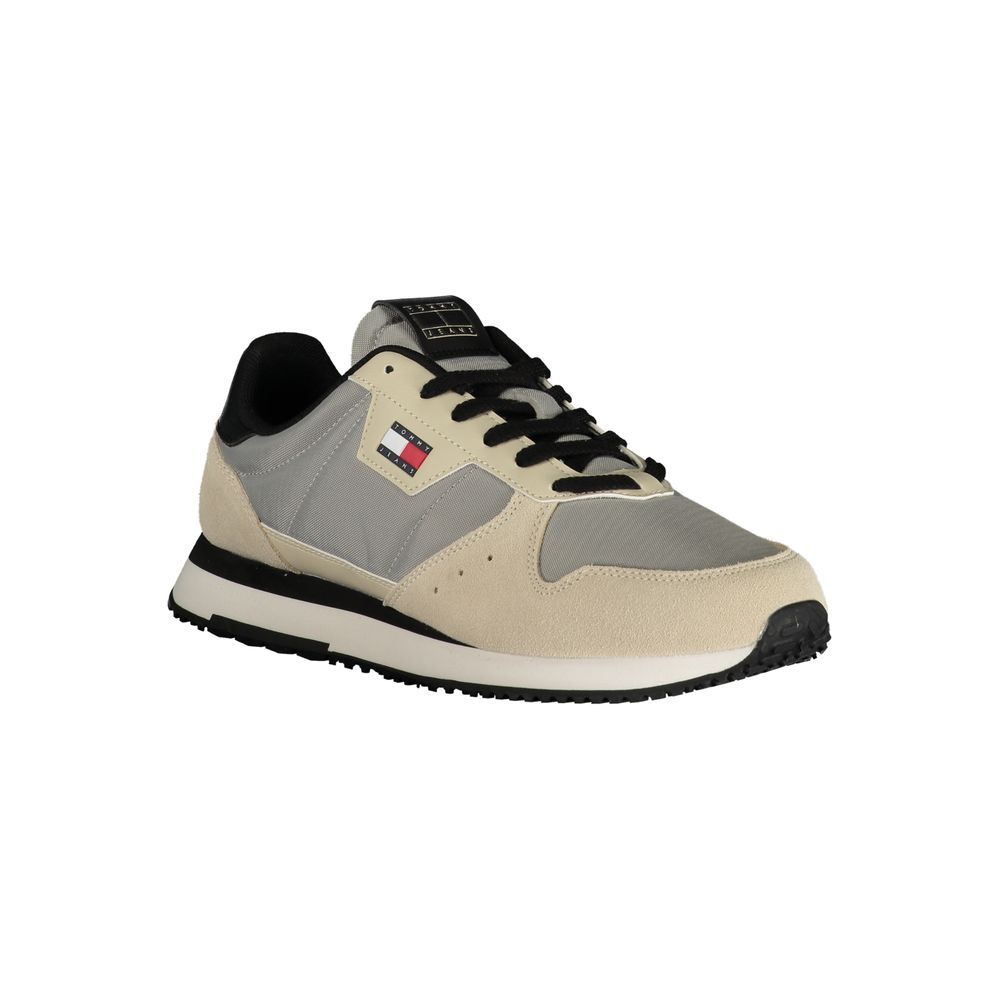 Tommy Hilfiger Grigio Leather Men Men's Sneaker