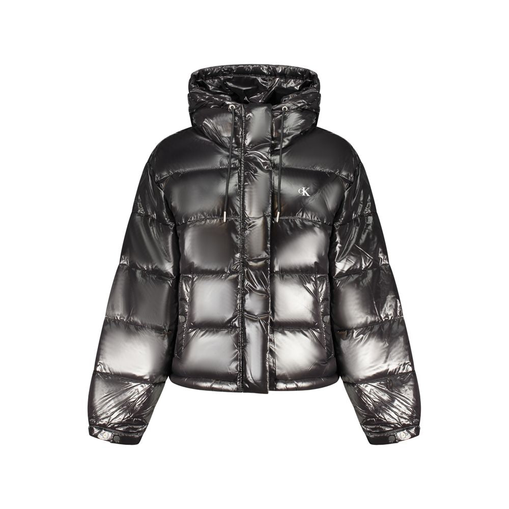 Calvin Klein Black Polyester Women Women's Jacket