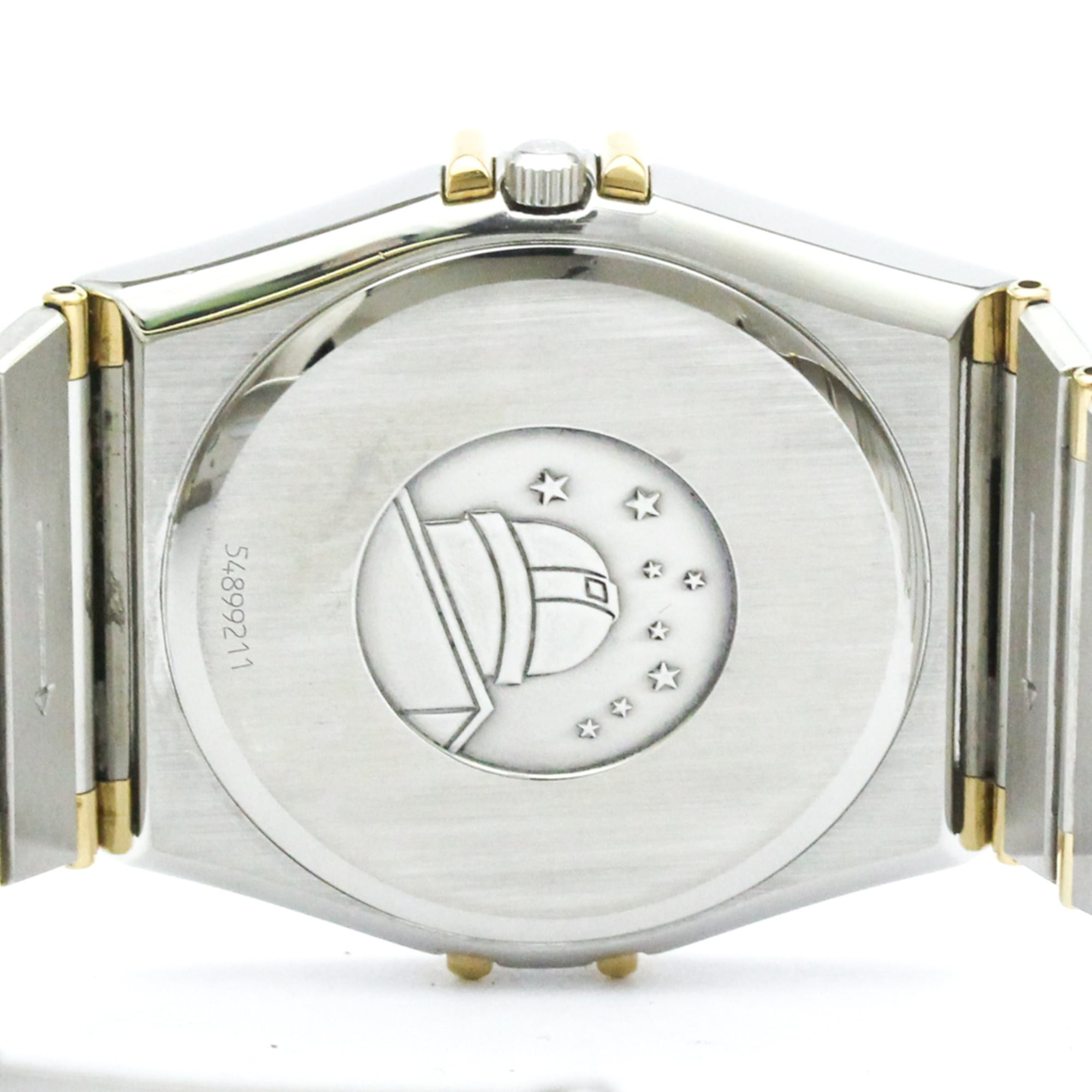 Omega Constellation Quartz Stainless Steel And Yellow Gold Watch (Pre-Owned)