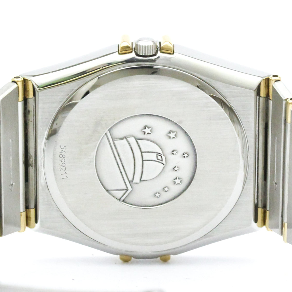Omega Constellation Quartz Stainless Steel And Yellow Gold Watch (Pre-Owned)
