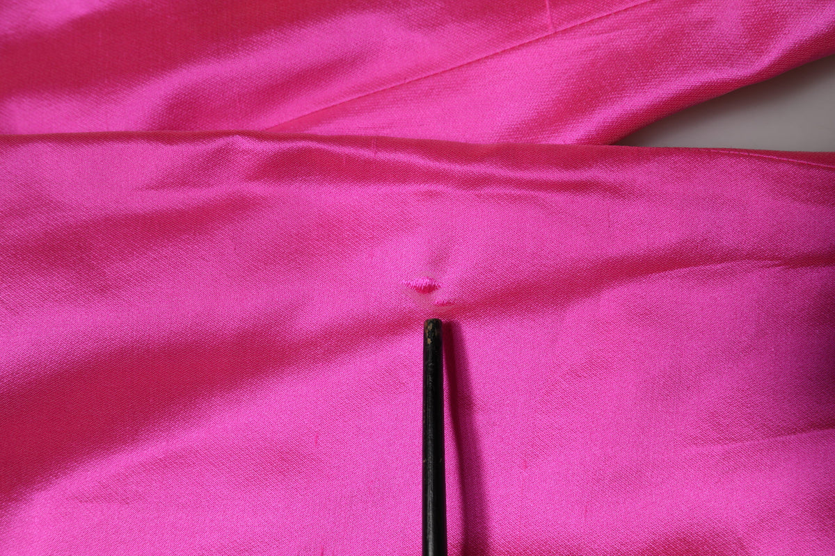 Dolce & Gabbana Pink Silk High Waist Dress Trousers Women's Pants (Pre-Owned)