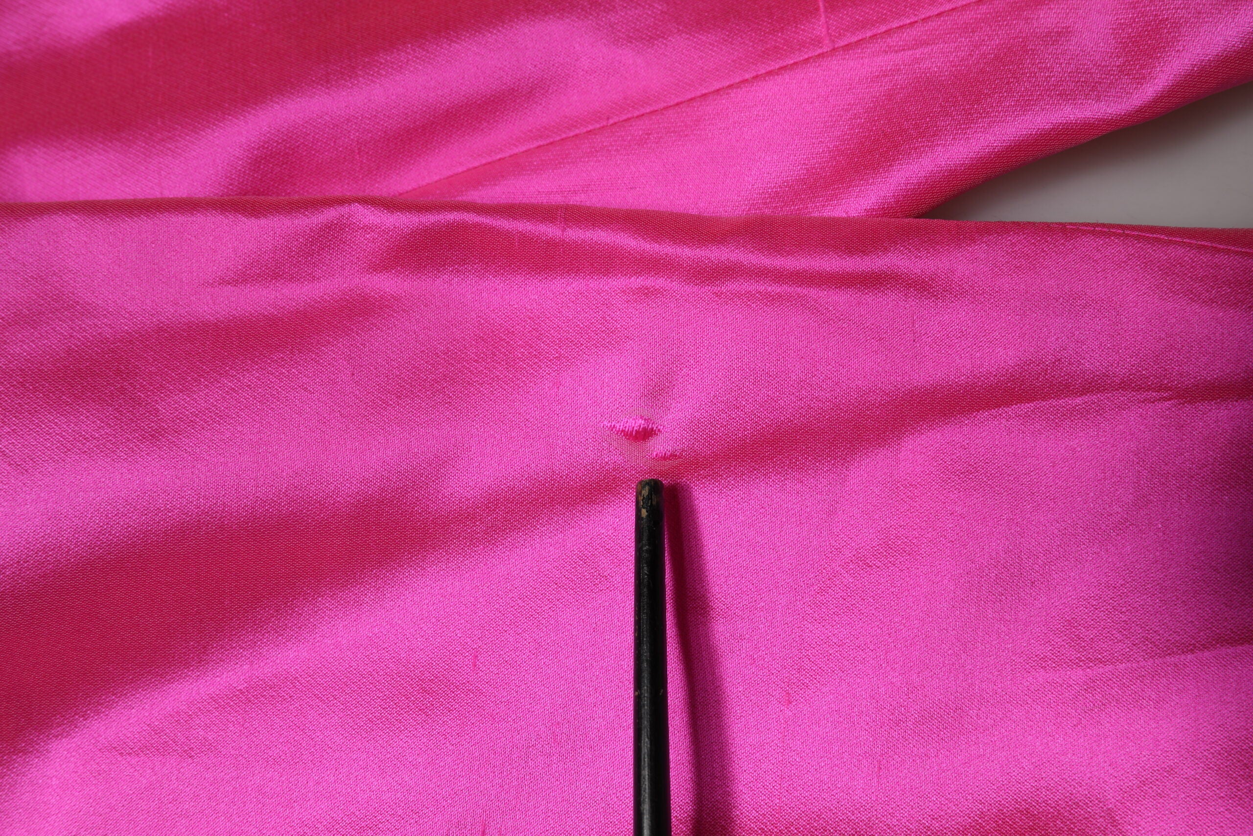 Dolce & Gabbana Pink Silk High Waist Dress Trousers Women's Pants (Pre-Owned)