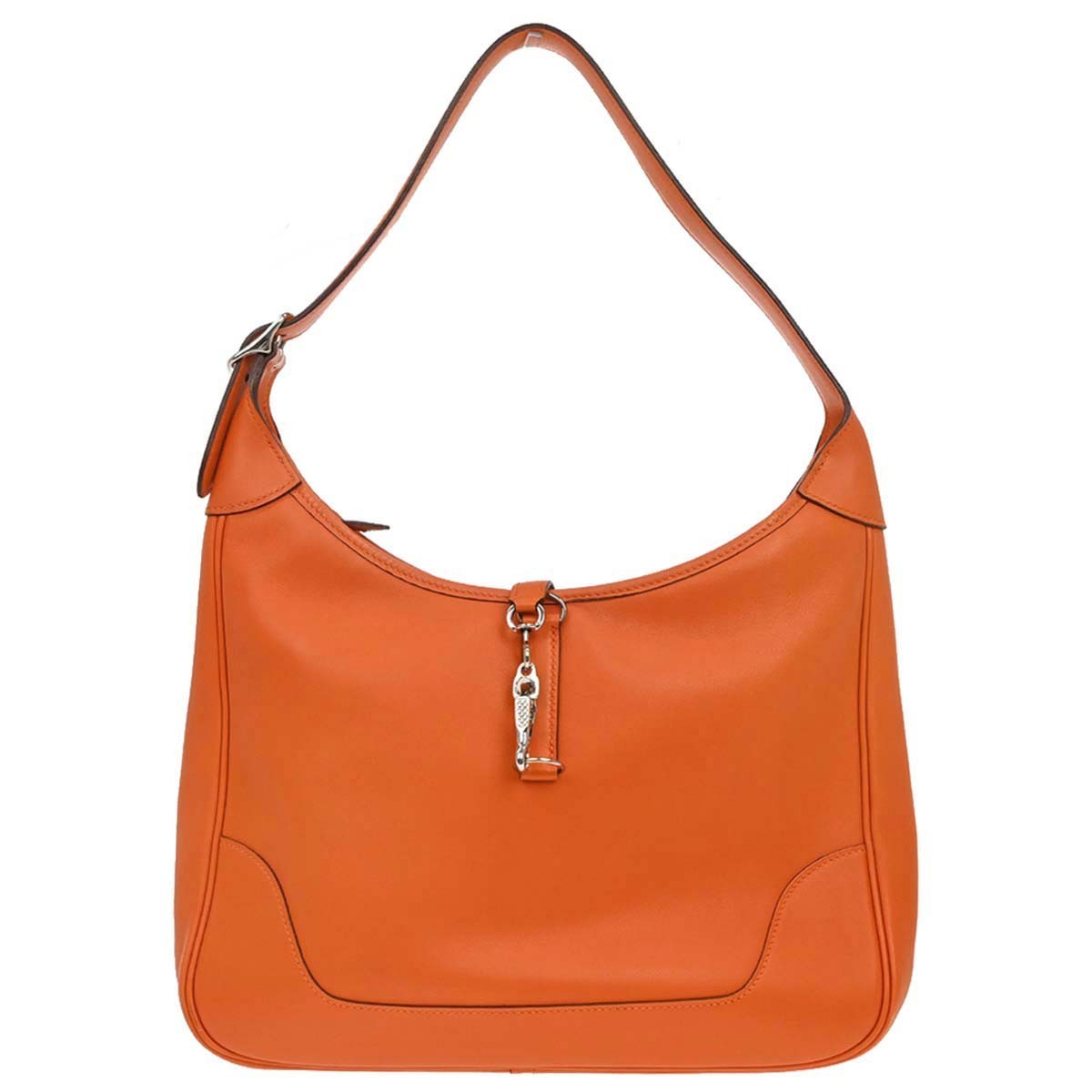 Hermes Trim Epsom Orange Leather Shoulder Bag Bag (Pre-Owned)