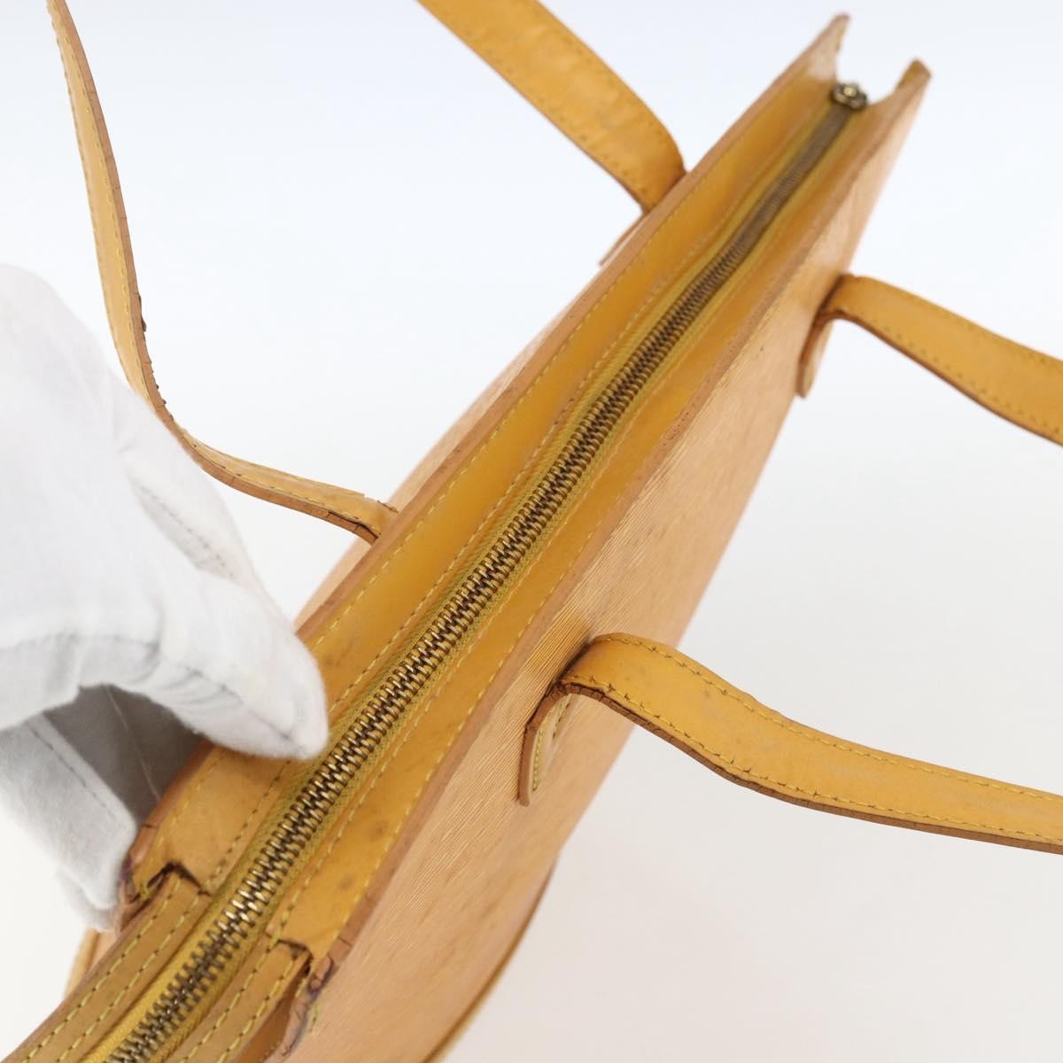 Louis Vuitton Saint Jacques Epi Leather Yellow Leather Handbag (Pre-Owned)
