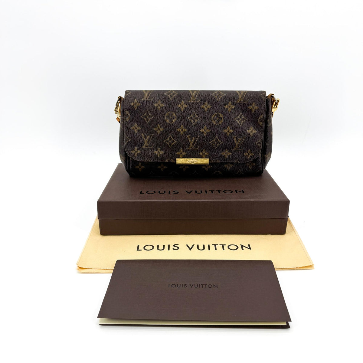 Louis Vuitton Favorite Monogram Canvas Brown Canvas Handbag (Pre-Owned)