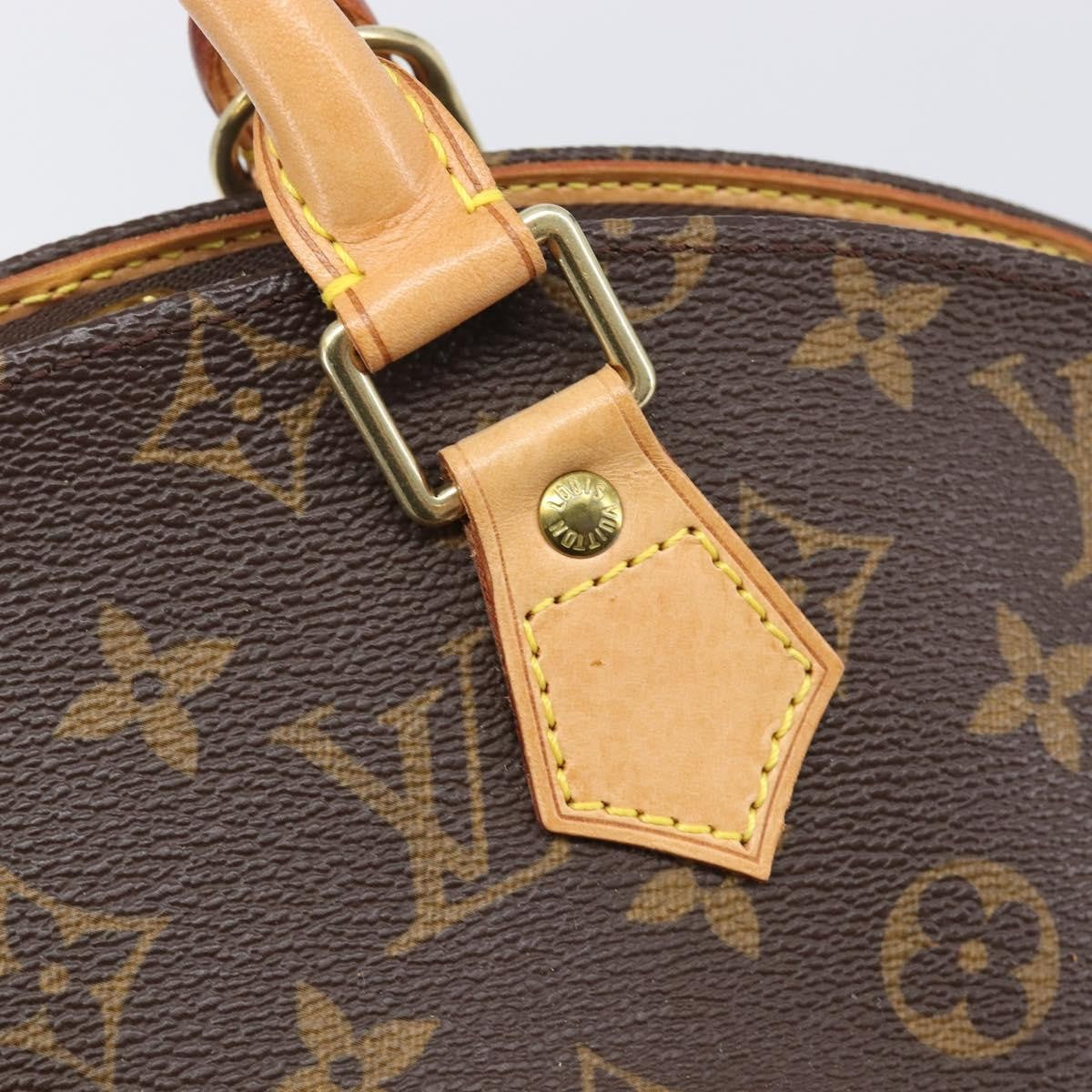 Louis Vuitton Ellipse Monogram Canvas Brown Canvas Handbag (Pre-Owned)