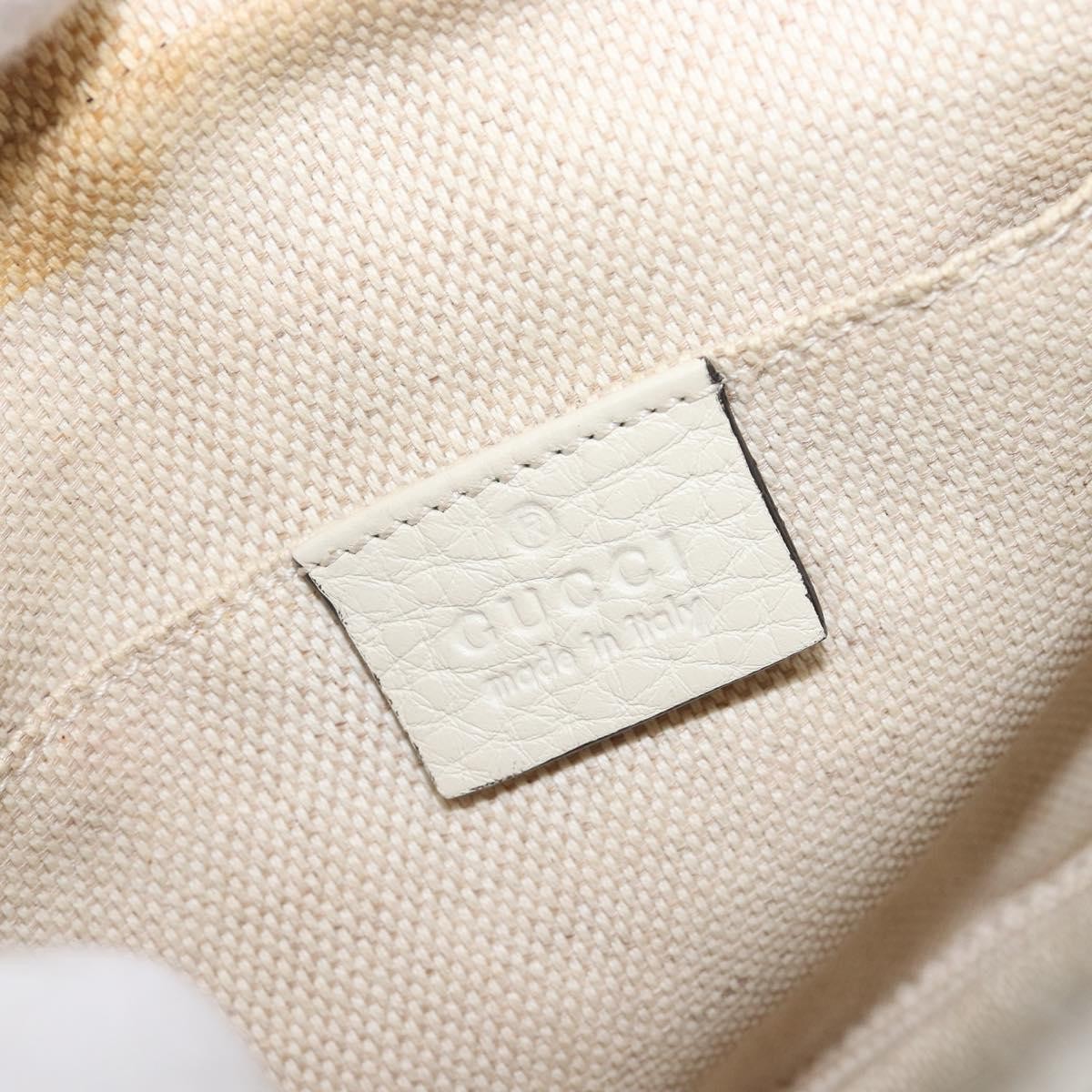 Gucci Soho Disco Leather White Leather Shoulder Bag Bag (Pre-Owned)