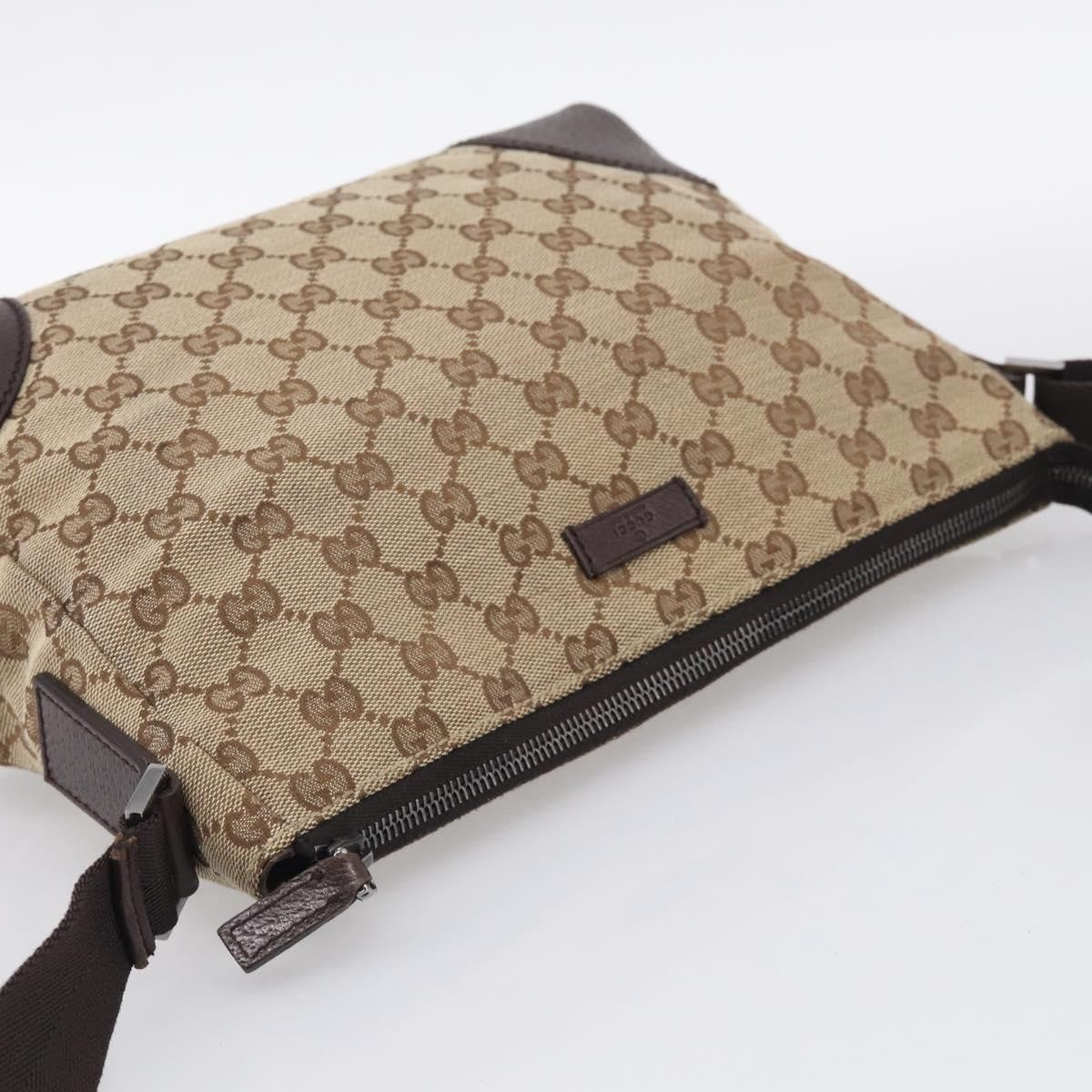 Gucci Joy Messenger Gg Canvas Brown Canvas Handbag (Pre-Owned)