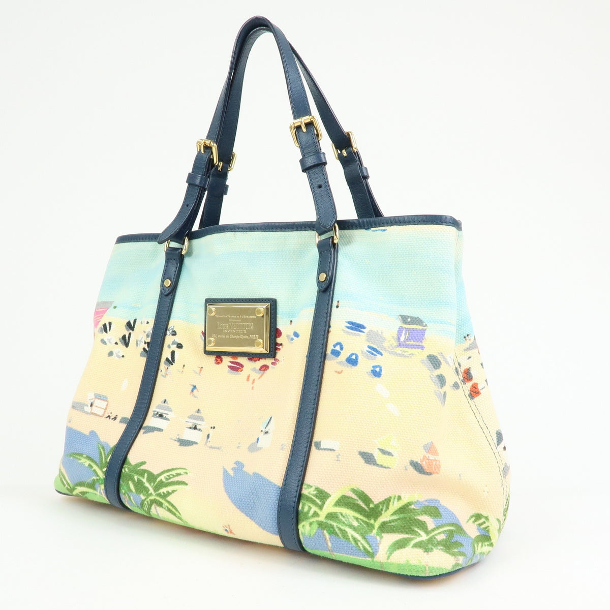 Louis Vuitton Ailleurs Cabas Limited Edition Printed Canvas Multicolour Canvas Tote Bag Bag (Pre-Owned)