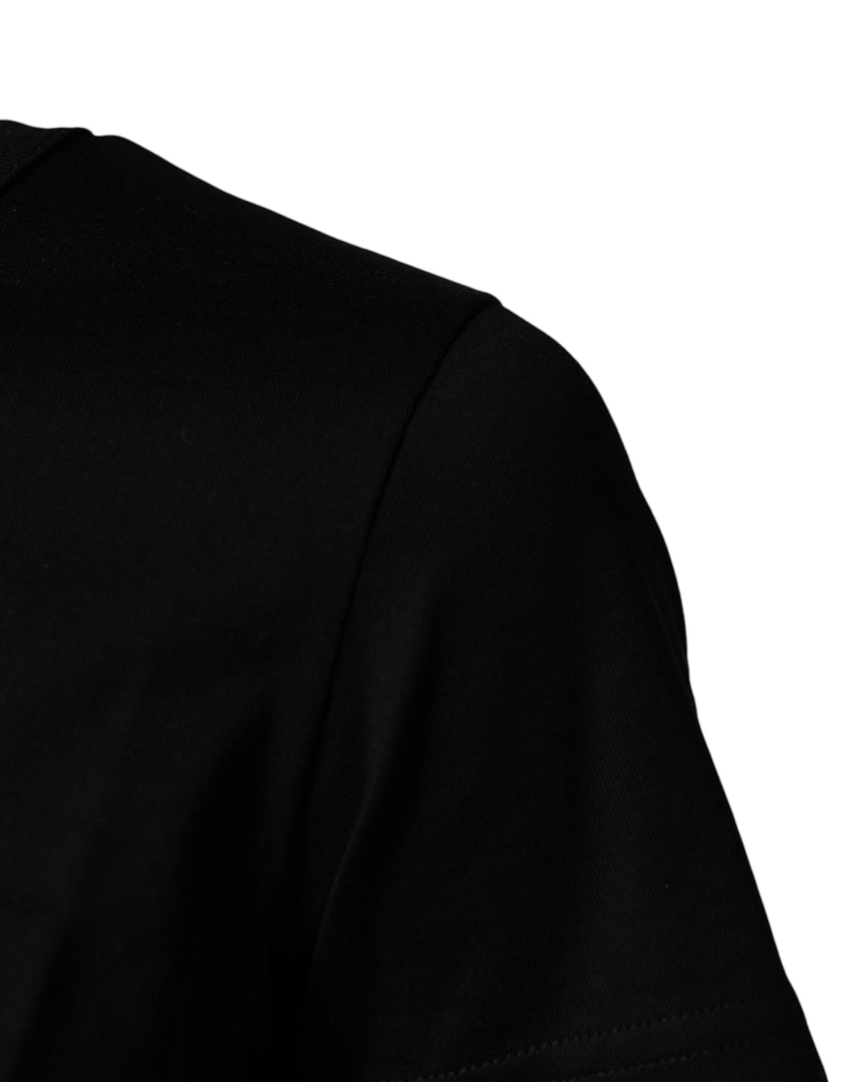 Dolce & Gabbana Black Graphic Crew Neck Short Sleeves Women's T-shirt (Pre-Owned)