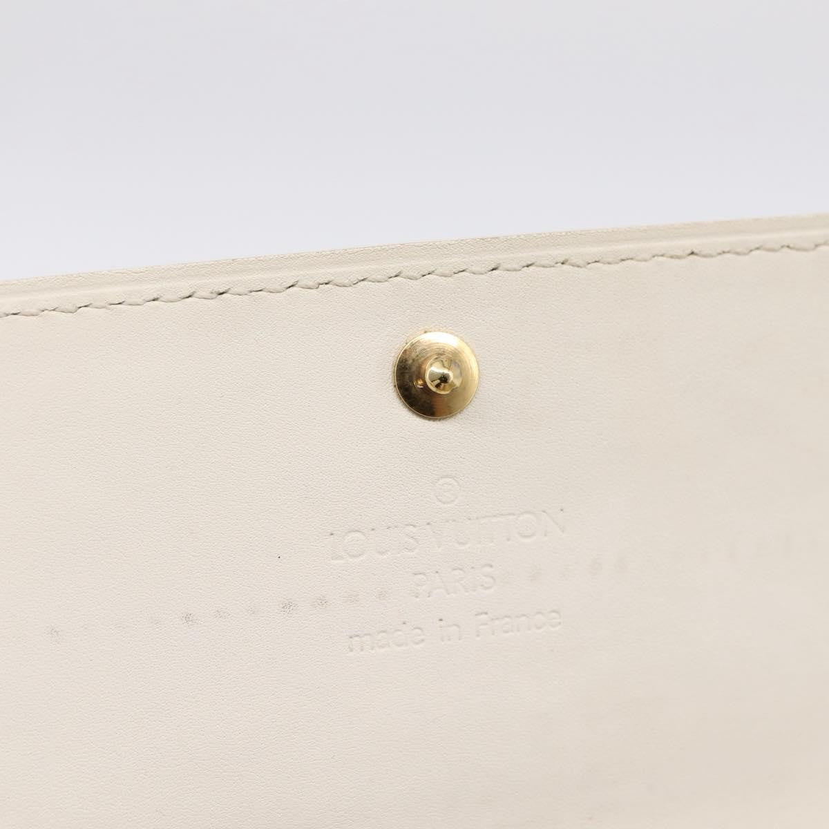 Louis Vuitton Vintage Sarah Monogram Vernis Beige Patent_Leather Wallets Accessory (Pre-Owned)