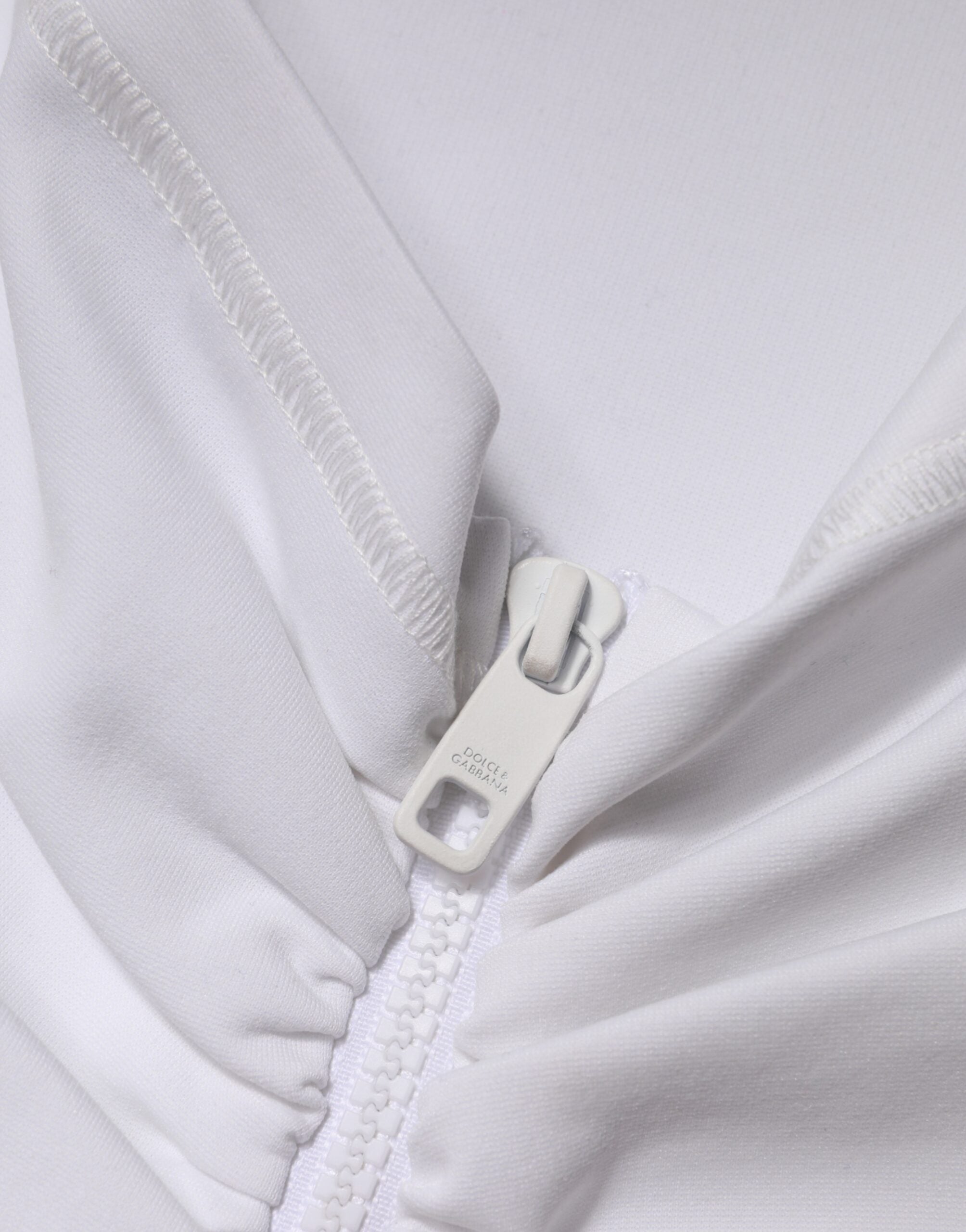 Dolce & Gabbana White Viscose Pencil Cut High Waist Mini Women's Skirt