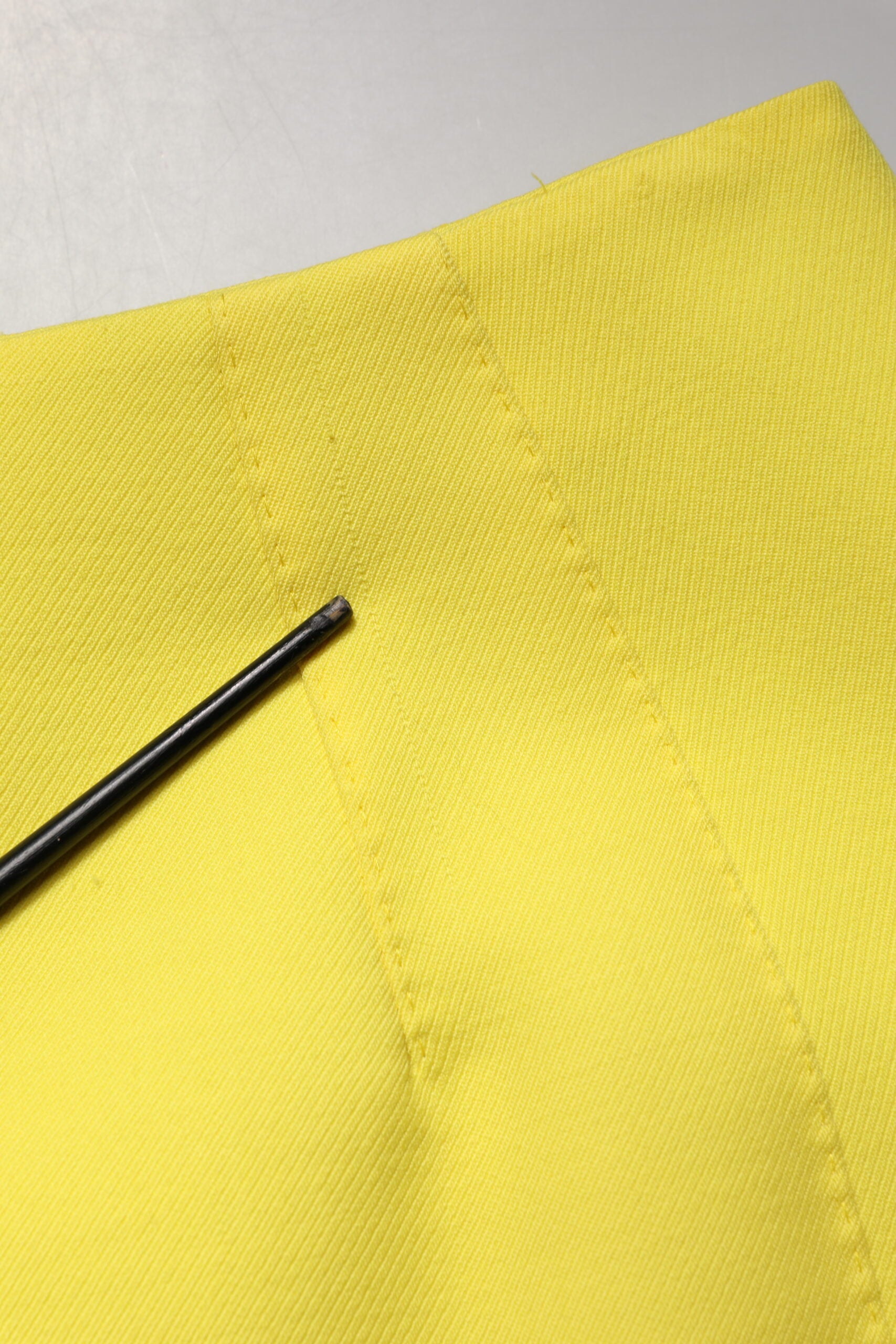 Dolce & Gabbana Yellow Wool Buttoned High Waist Mini Women's Skirt (Pre-Owned)