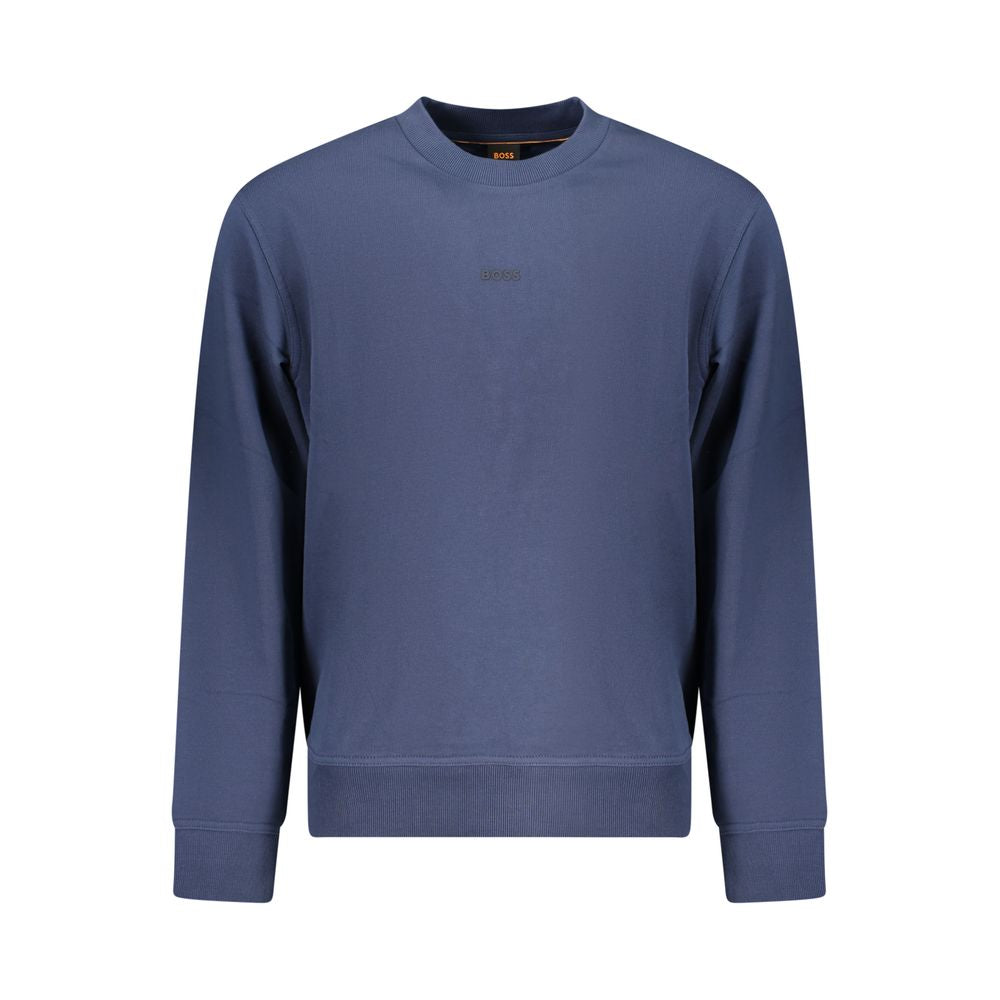 Hugo Boss Blue Cotton Men's Men's Sweatshirt