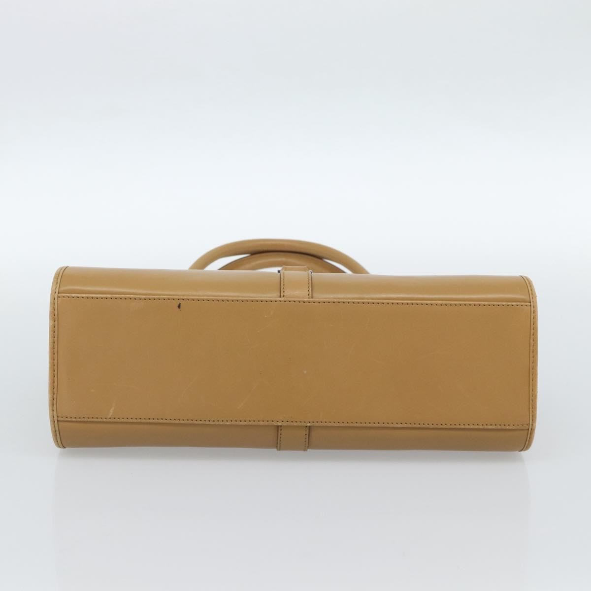 Gucci Jackie O Leather Beige Leather Handbag (Pre-Owned)