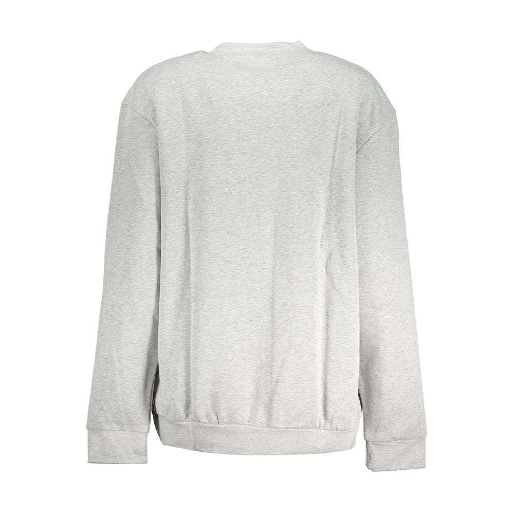 Cavalli Class Grigio Polyester Women Women's Sweatshirt