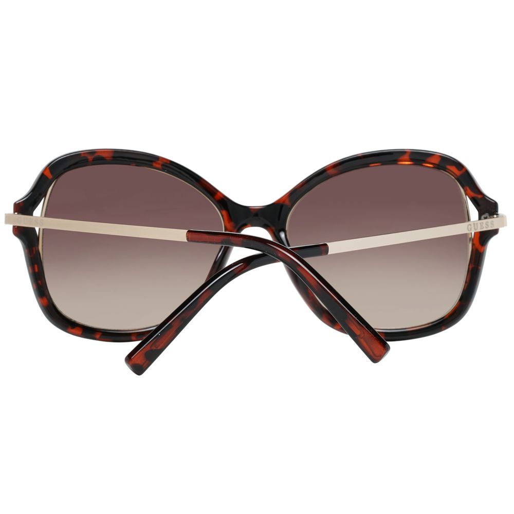 Guess Brown Metal & Plastic Women's Sunglasses