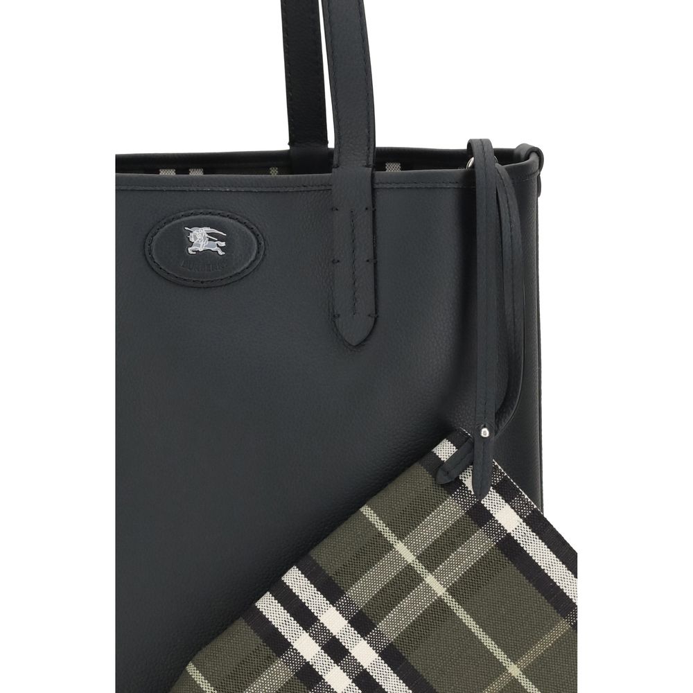 Burberry Black Calf Leather Bos Taurus Shoulder Men's Bag