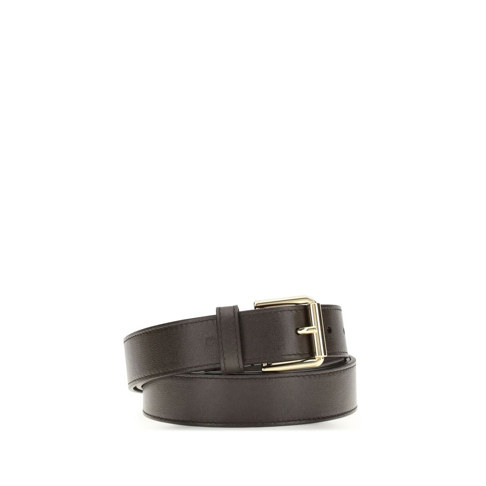 Givenchy Brown Calf Leather Bos Taurus Regular Women's Belt