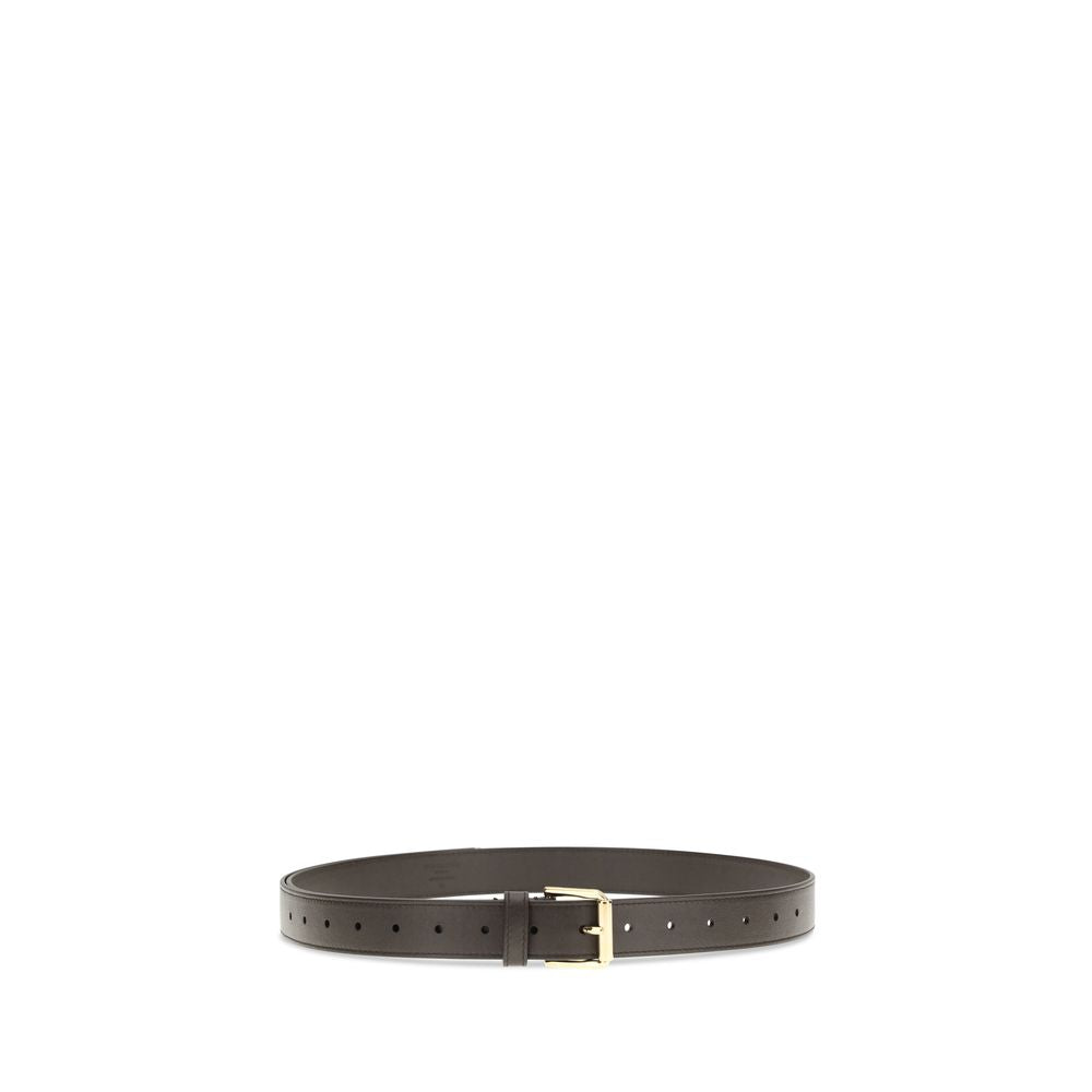 Givenchy Brown Calf Leather Bos Taurus Regular Women's Belt
