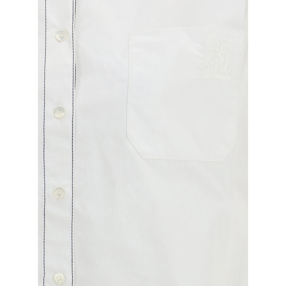 Marni White Cotton Shortsleeve Women's Shirt