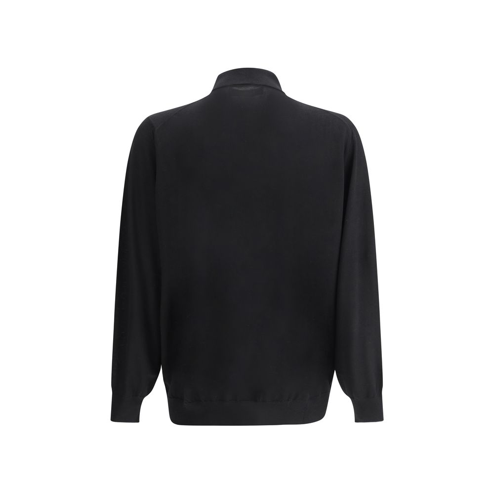 Brunello Cucinelli Black Cashmere Men's Sweatshirt