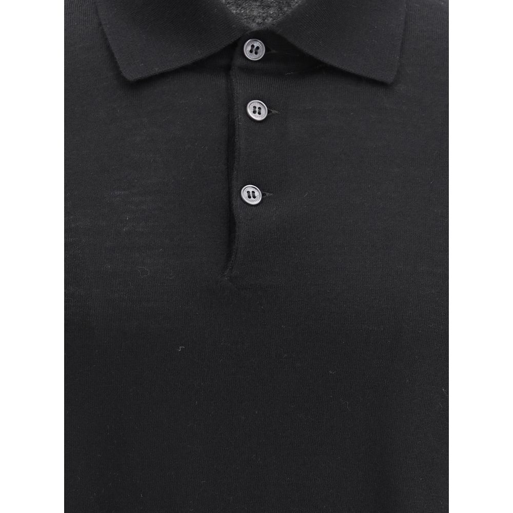 Brunello Cucinelli Black Cashmere Men's Sweatshirt