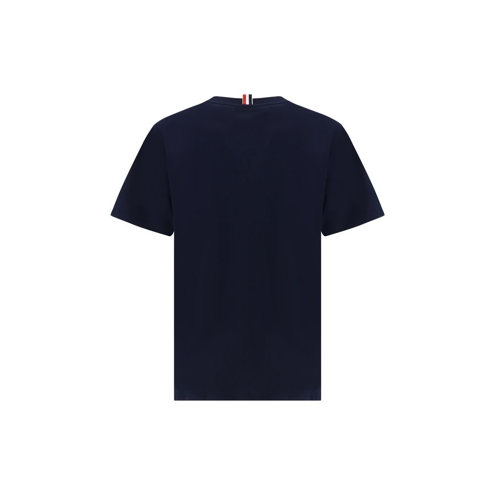 Thom Browne Blue Cotton Men's T-Shirt