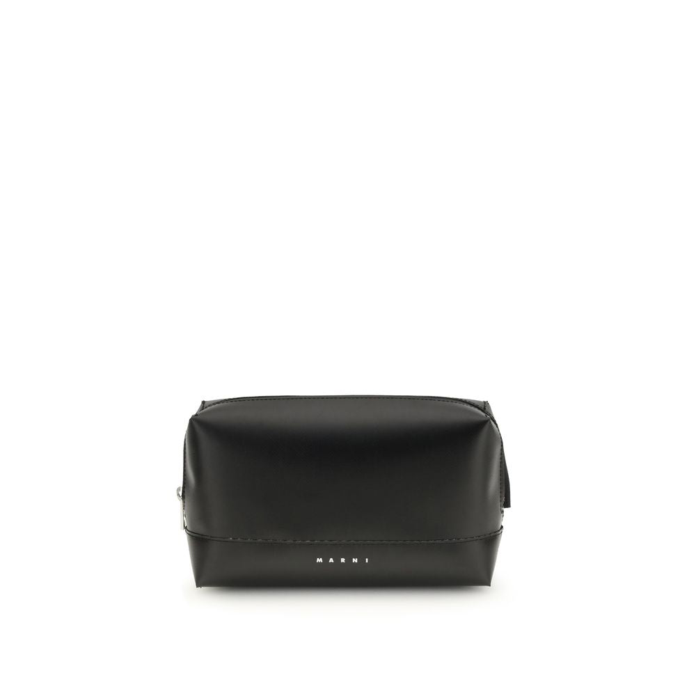 Marni Black Calf Leather Bos Taurus Shoulder Men's Bag