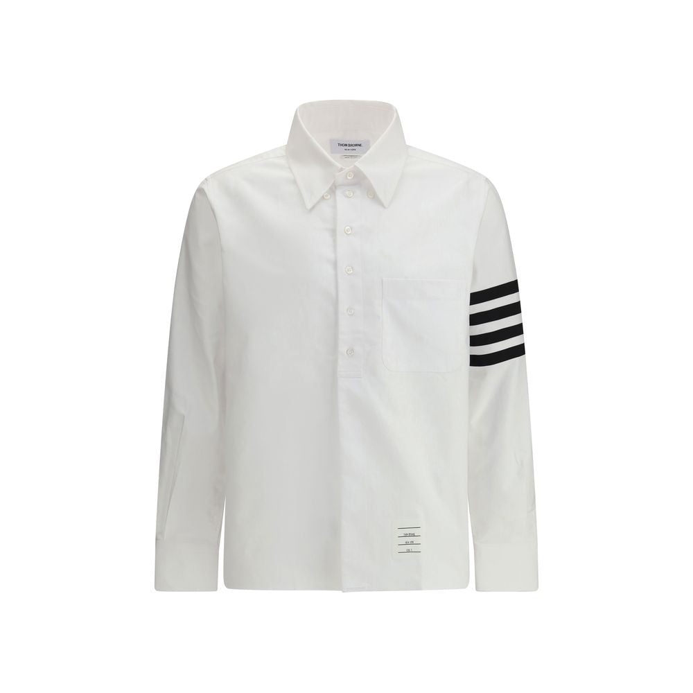 Thom Browne White Cotton Dress Men's Shirt