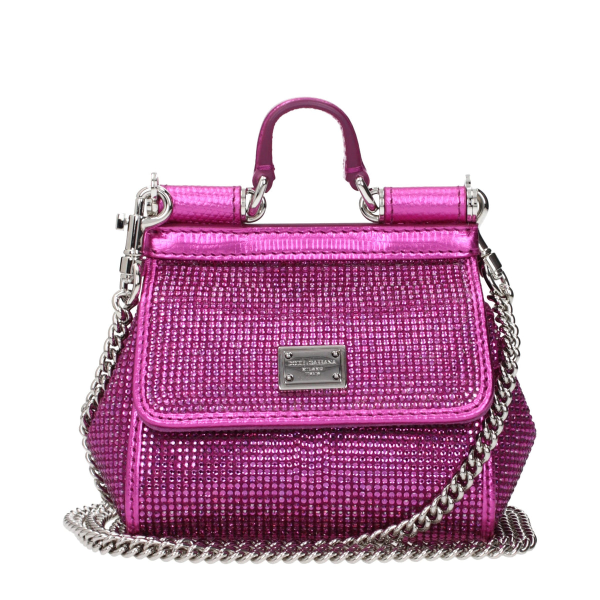 Dolce & Gabbana Pink Satin Women's Handbag