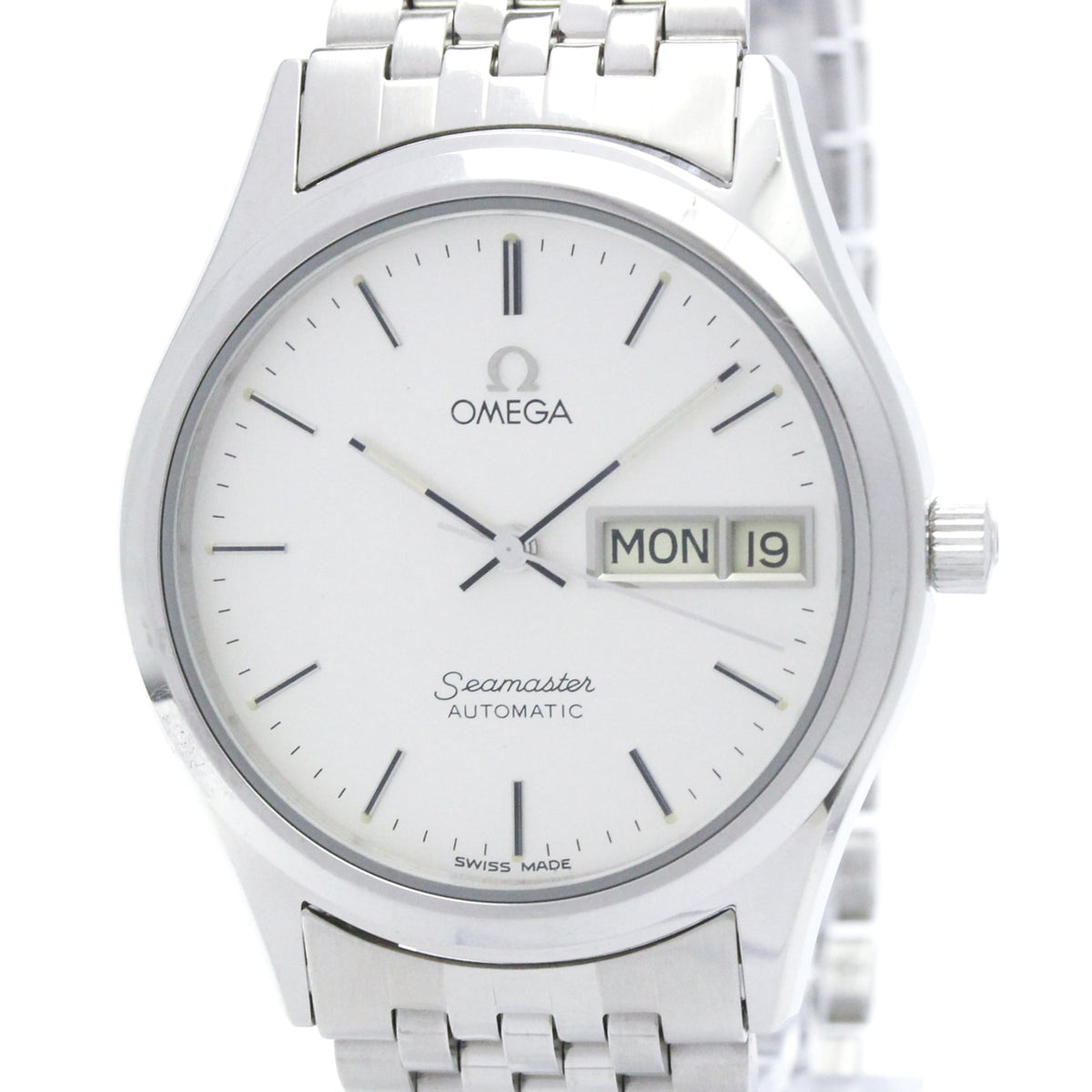 Omega Seamaster Automatic Stainless Steel Watch (Pre-Owned)