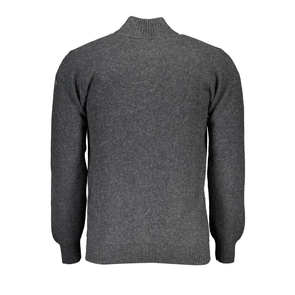 North Sails Grigio Wool Men Men's Cardigan