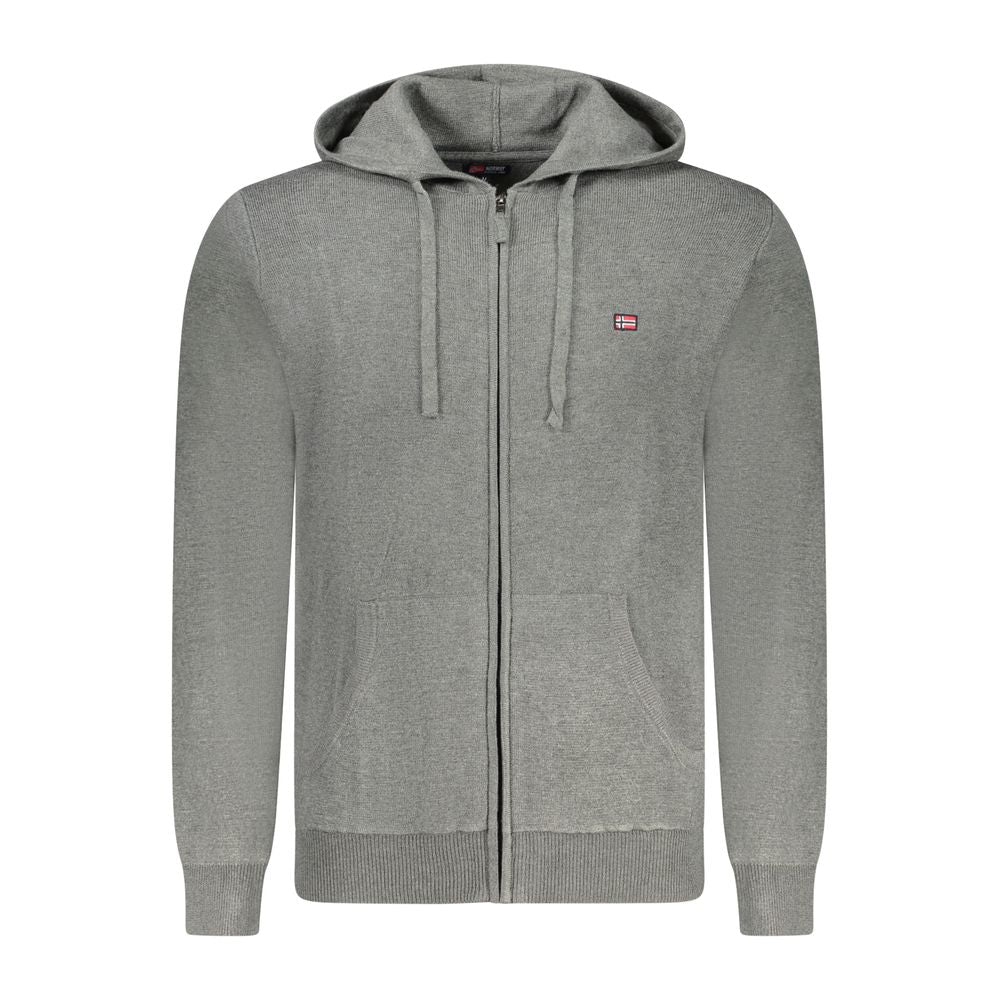 Norway 1963 Grigio Poliammide Mens Men's Cardigan