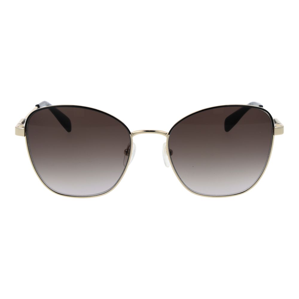 Longchamp Gold Metal Women's Sunglasses