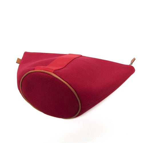Hermès -- Red Cotton Clutch Bag (Pre-Owned)
