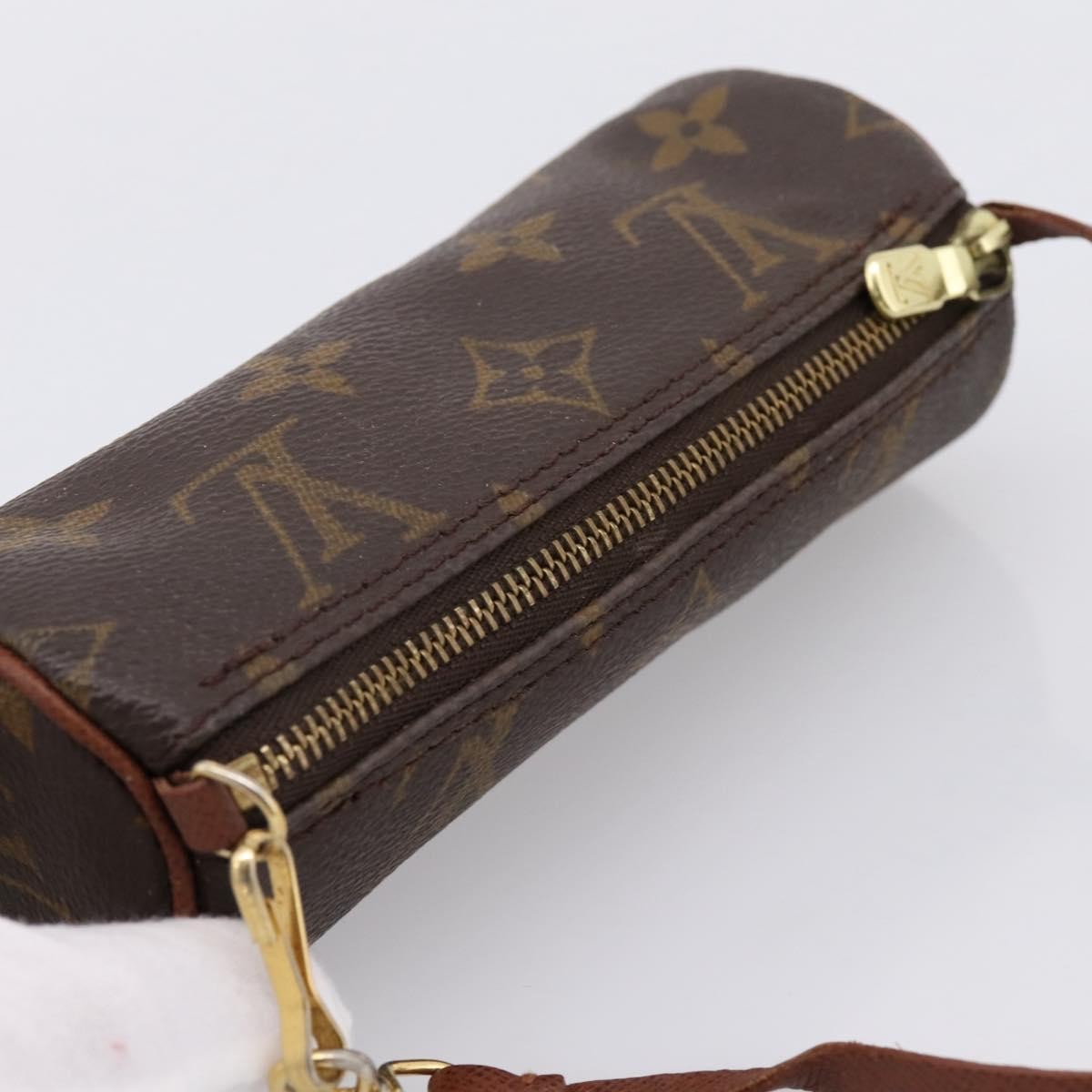 Louis Vuitton Papillon Pochette Monogram Canvas Brown Canvas Clutche & Pouche Bag (Pre-Owned)