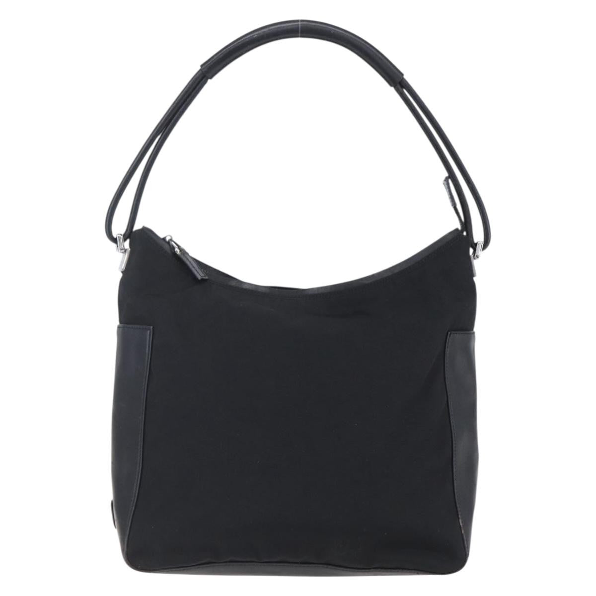 Gucci Vintage Gg Canvas Black Canvas Shoulder Bag Bag (Pre-Owned)